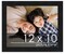 Photo Size Classic Modern Black Frame - UV Acrylic, Foam Board Backing, Hanging Hardware